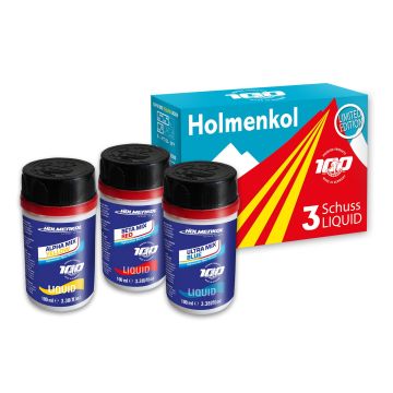 Holmenkol 3 Schuss Liquid YELLOW, RED, BLUE 3x100ml